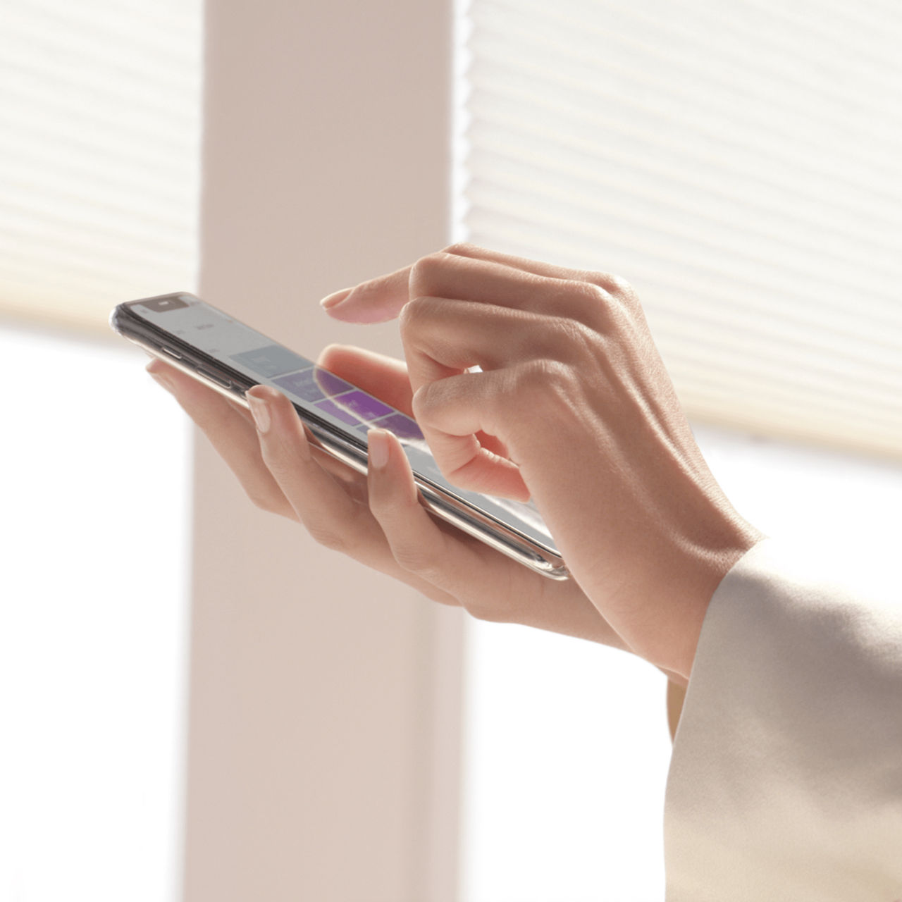Controlling Shades with Mobile Device